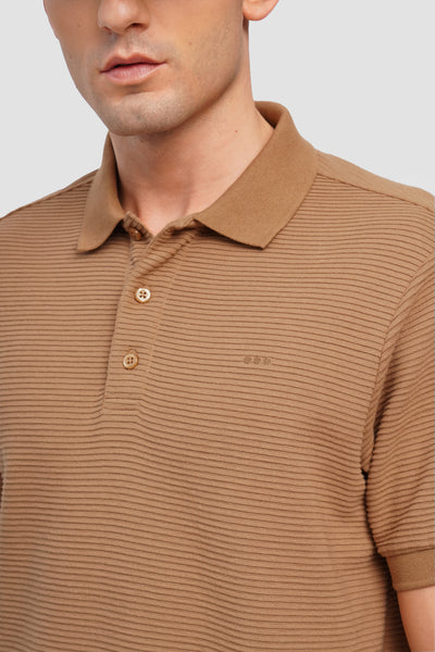 O.O.O. Textured Polo Shirt