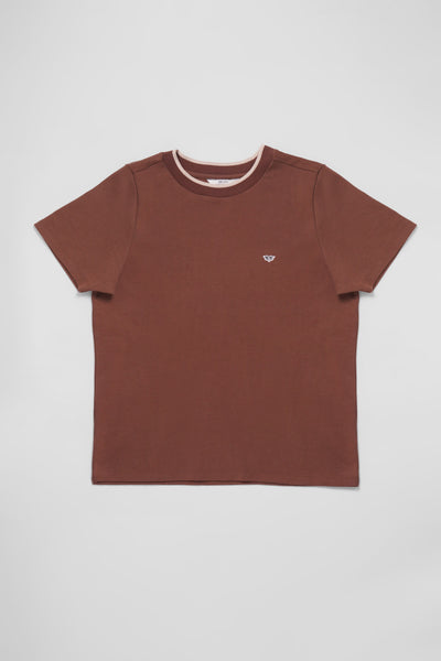 Ultimate Basics Tee With Contrast Tipping