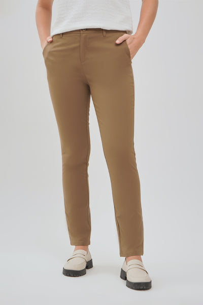 Slim Trousers with Owl Embro