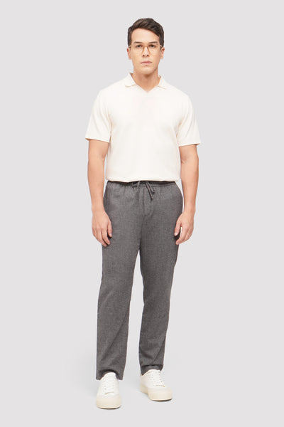Pull-Up Straight Fit Trousers