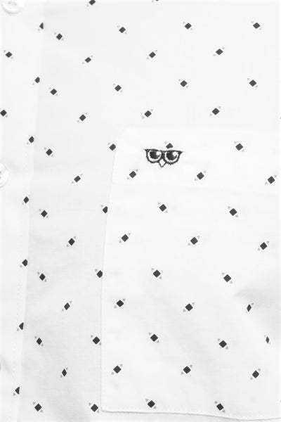 All Over Print Button Up Short Sleeve Shirt