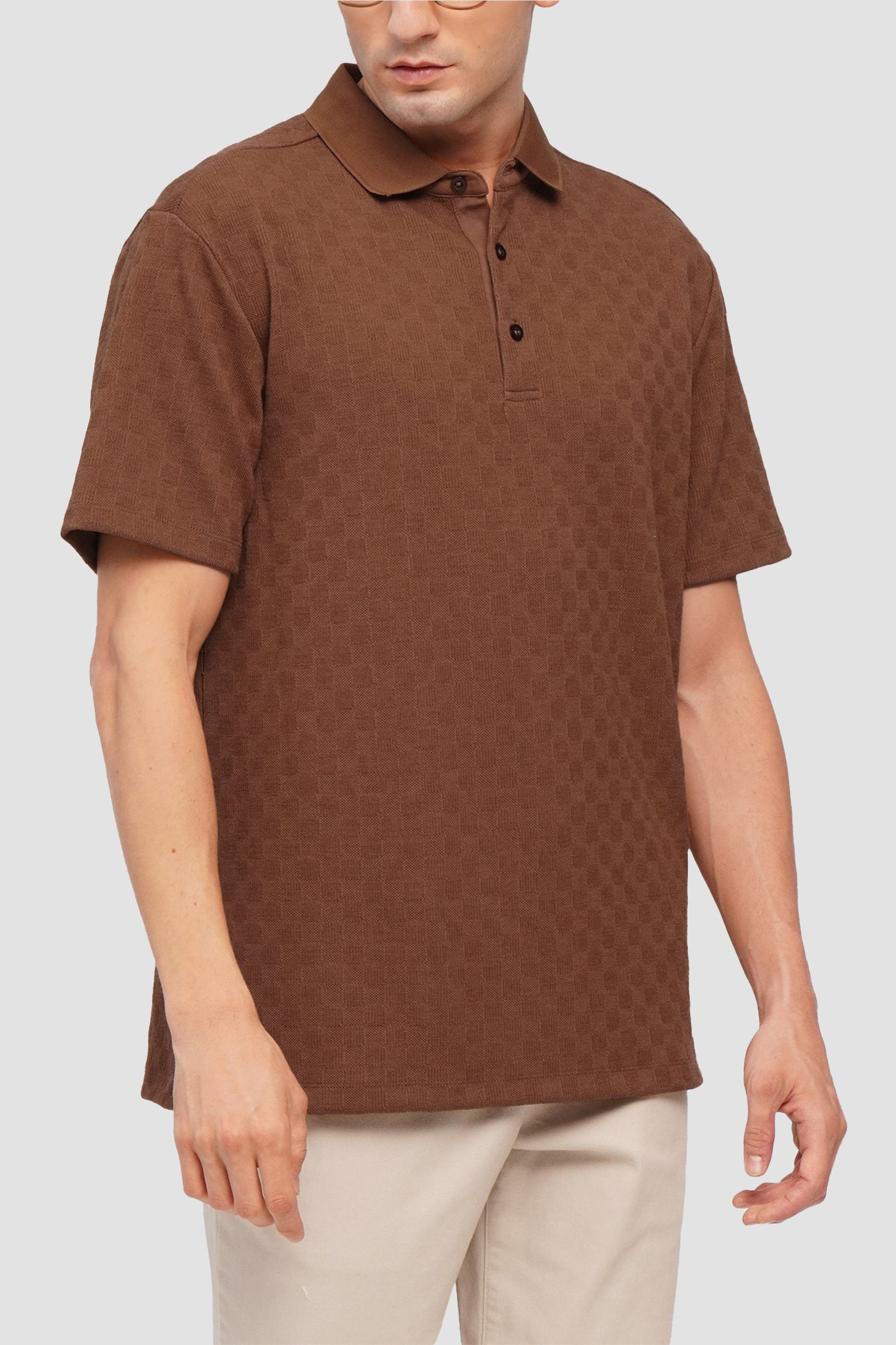 Regular Fit Textured Polo