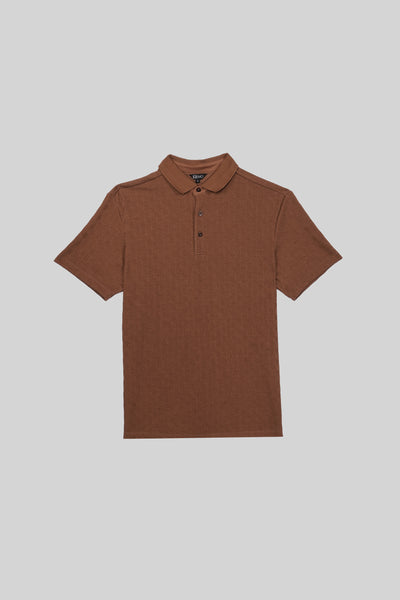 Regular Fit Textured Polo