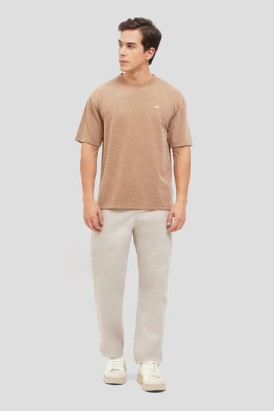 Textured Boxy Fit T-Shirt