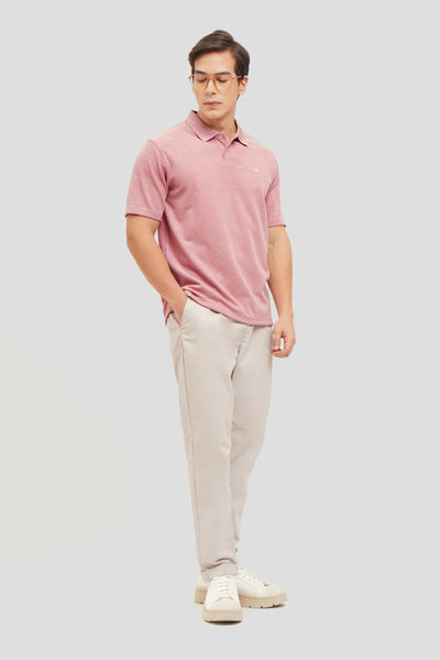 Boxy Fit Textured Polo