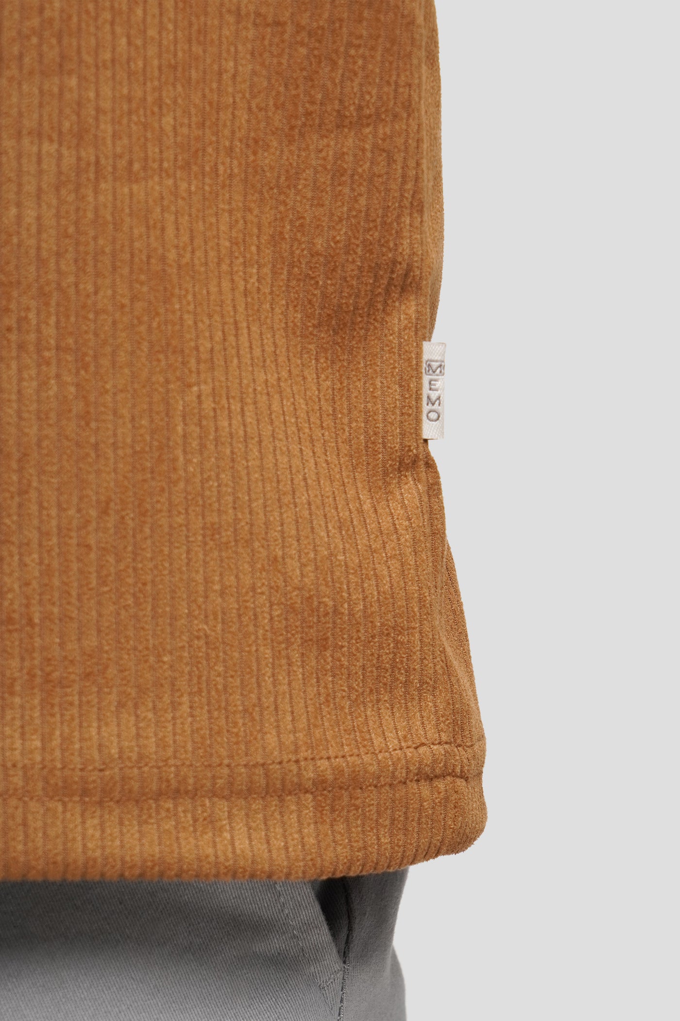 Textured Short Sleeve T-Shirt With Suede Finish