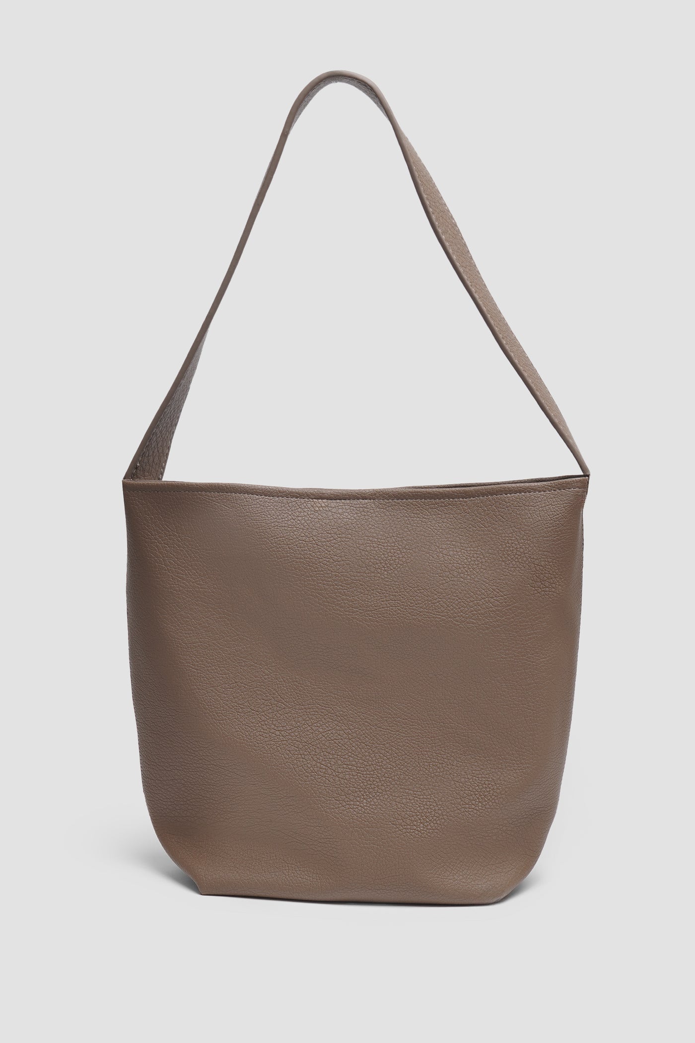 Textured Shoulder Bag With Removable Pouch