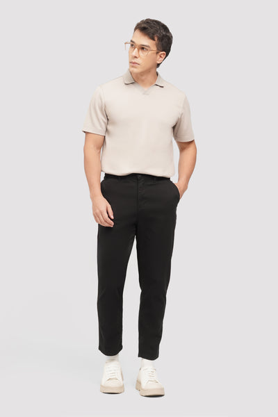Pull-Up Tapered Trousers