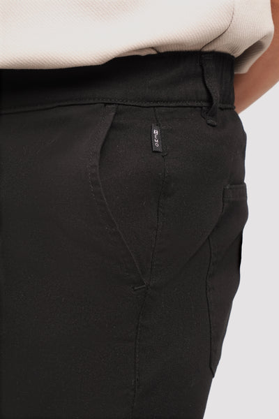 Pull-Up Tapered Trousers