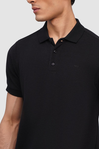 O.O.O. Textured Polo Shirt