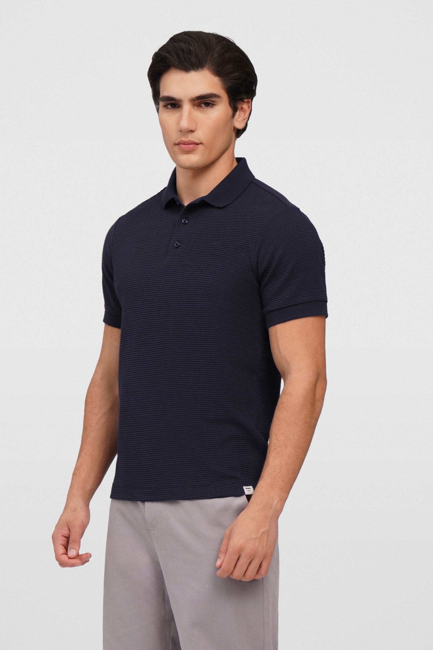 O.O.O. Textured Polo Shirt