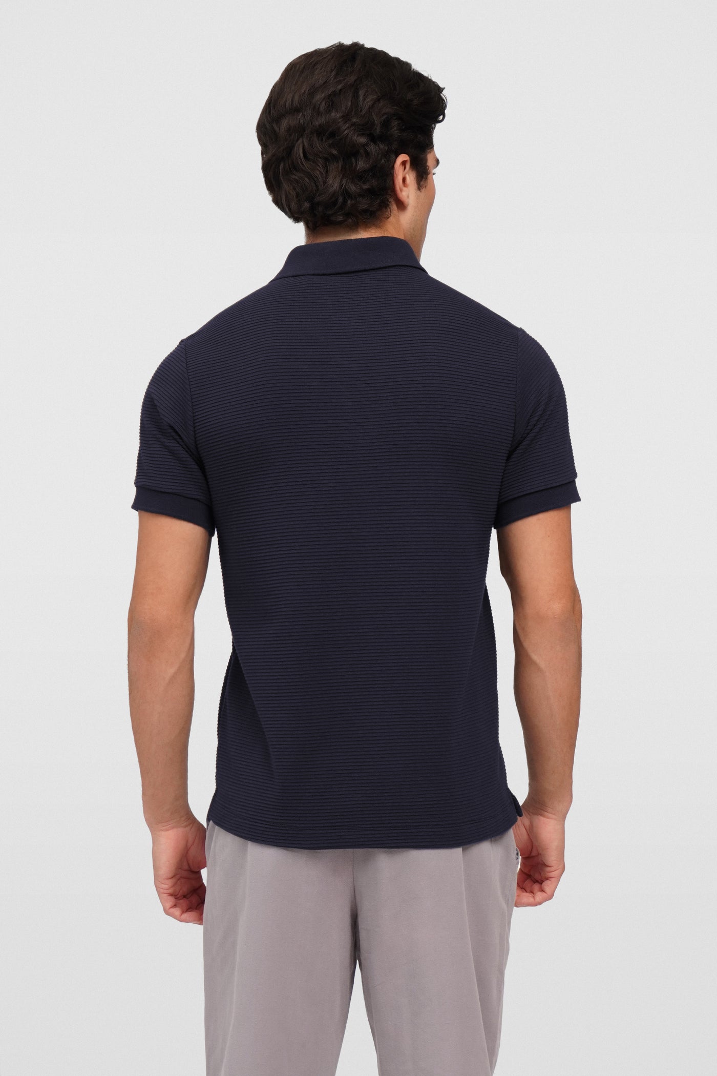 O.O.O. Textured Polo Shirt