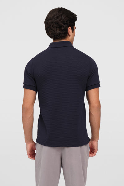 O.O.O. Textured Polo Shirt