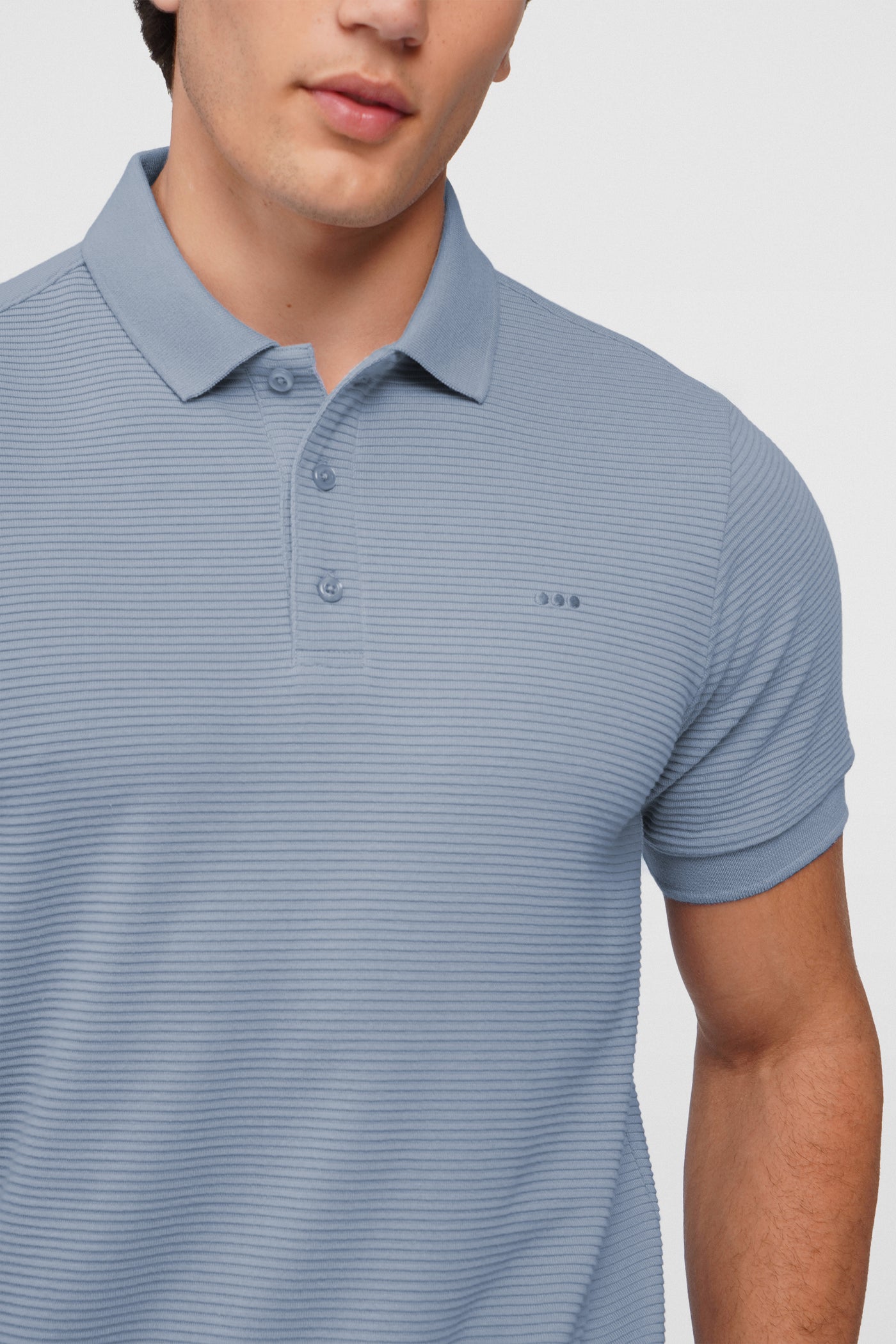 O.O.O. Textured Polo Shirt