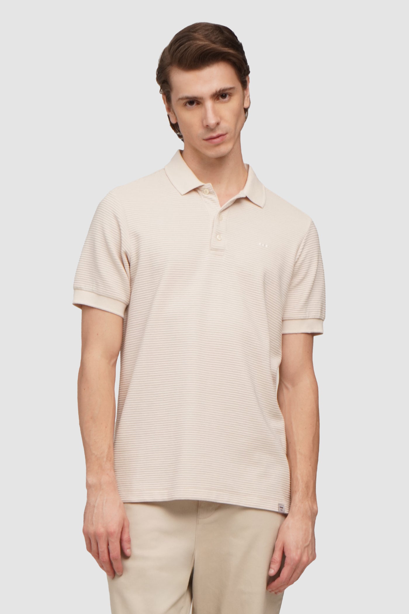 O.O.O. Textured Polo Shirt