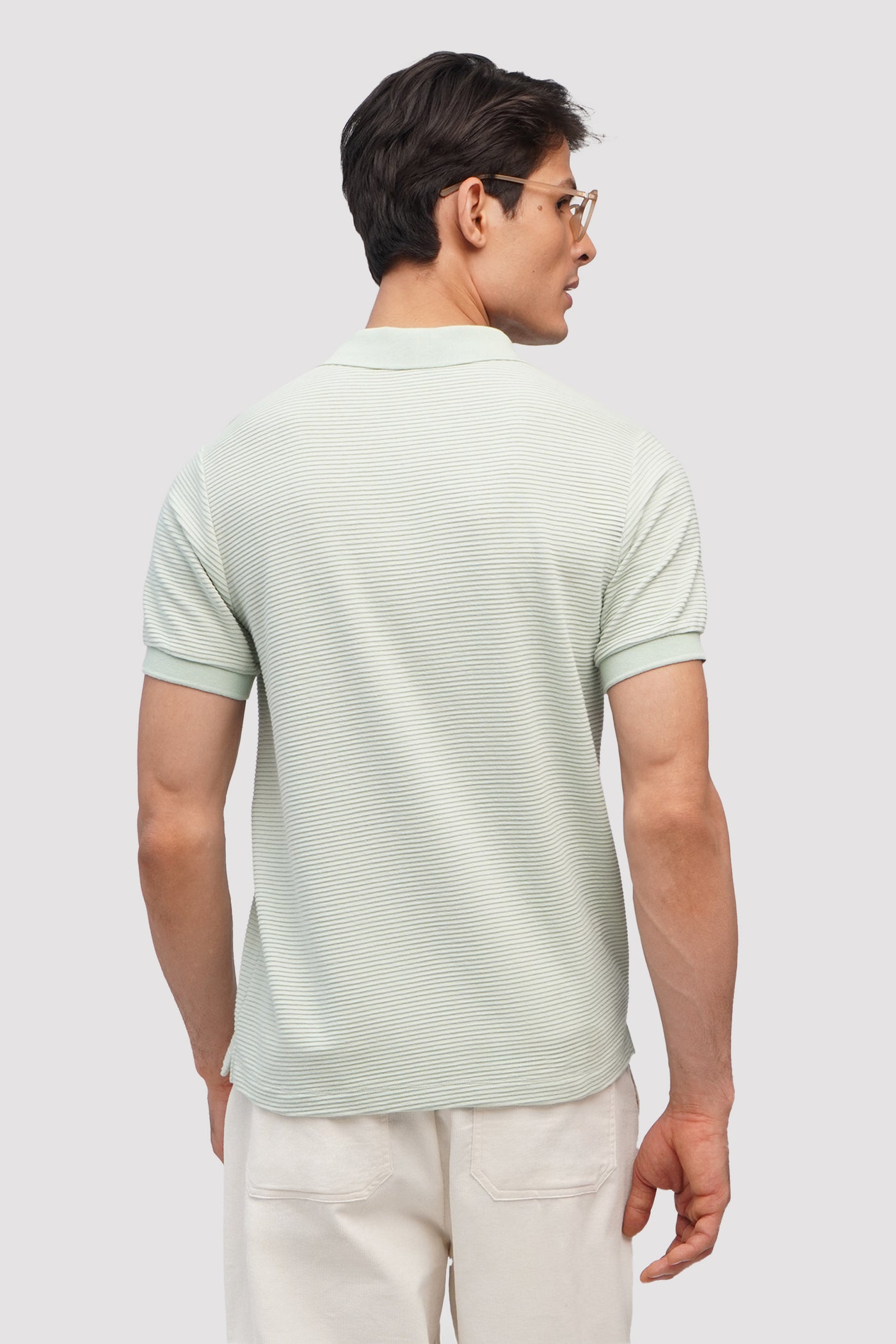 O.O.O. Textured Polo Shirt