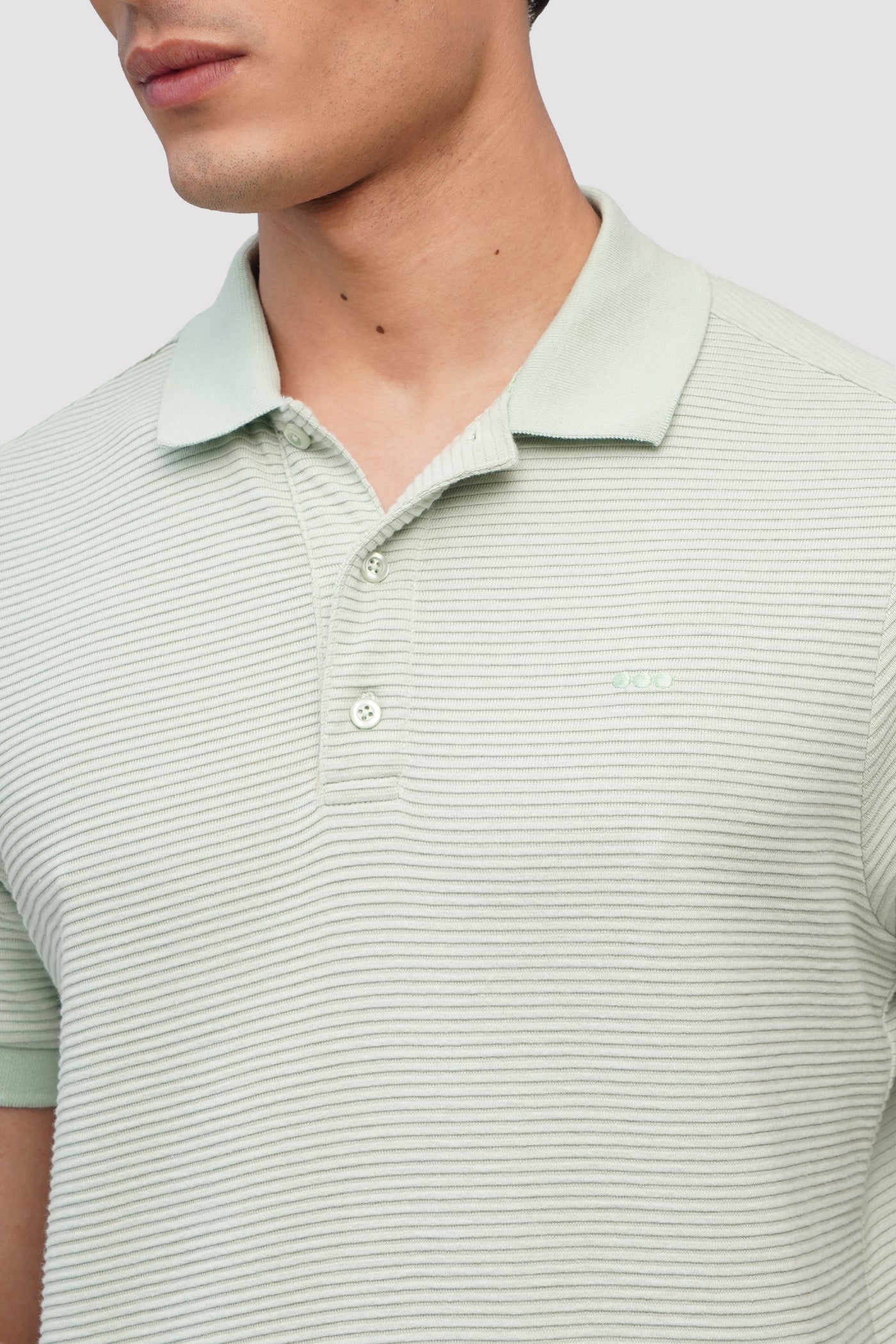 O.O.O. Textured Polo Shirt