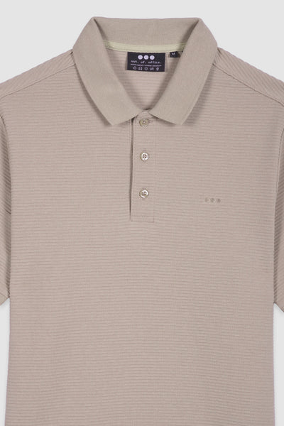 O.O.O. Textured Polo Shirt