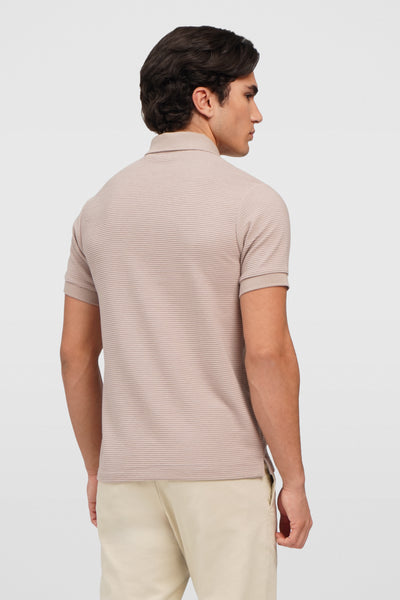 O.O.O. Textured Polo Shirt