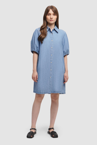 Chambray Shirt Dress