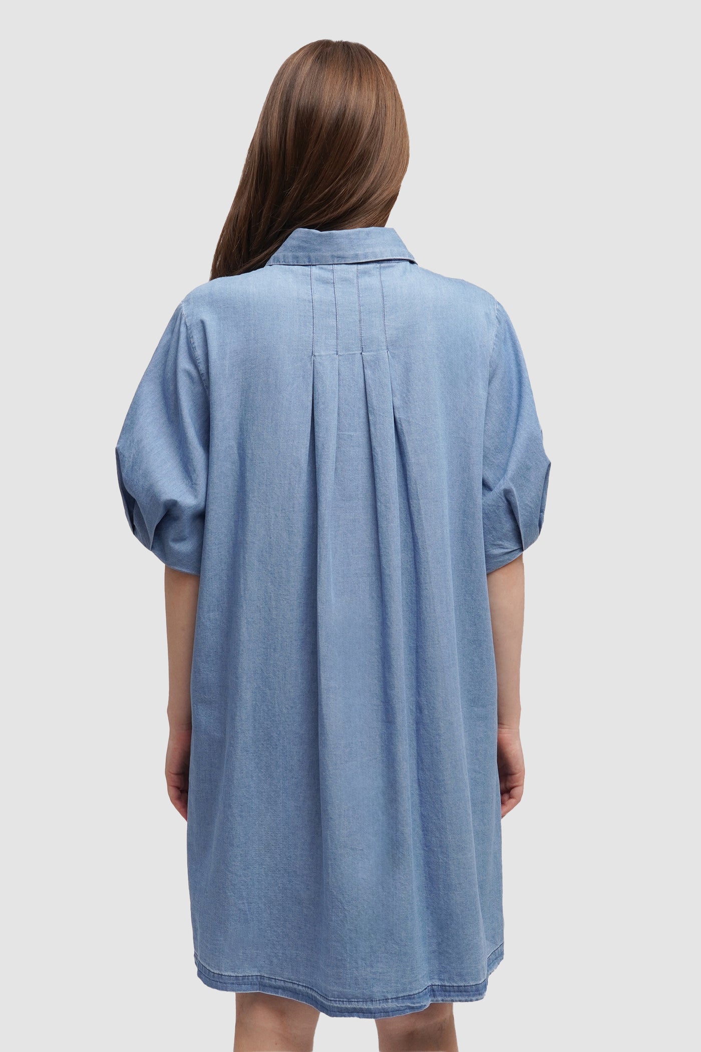 Chambray Shirt Dress