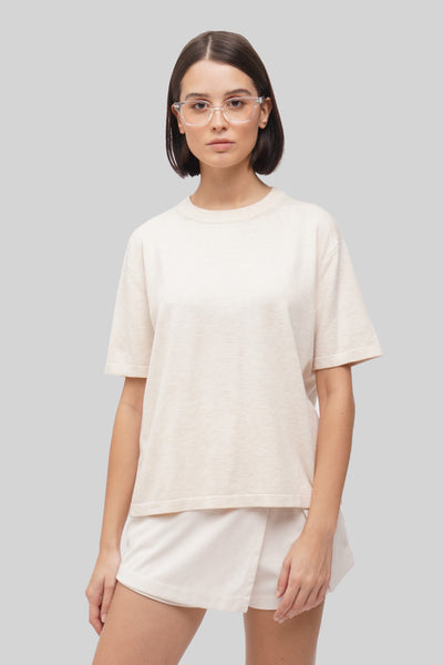 Relaxed Tee with Side Slit