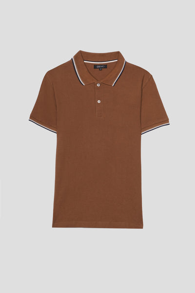 Men's Slim Fit Polo With Tipping