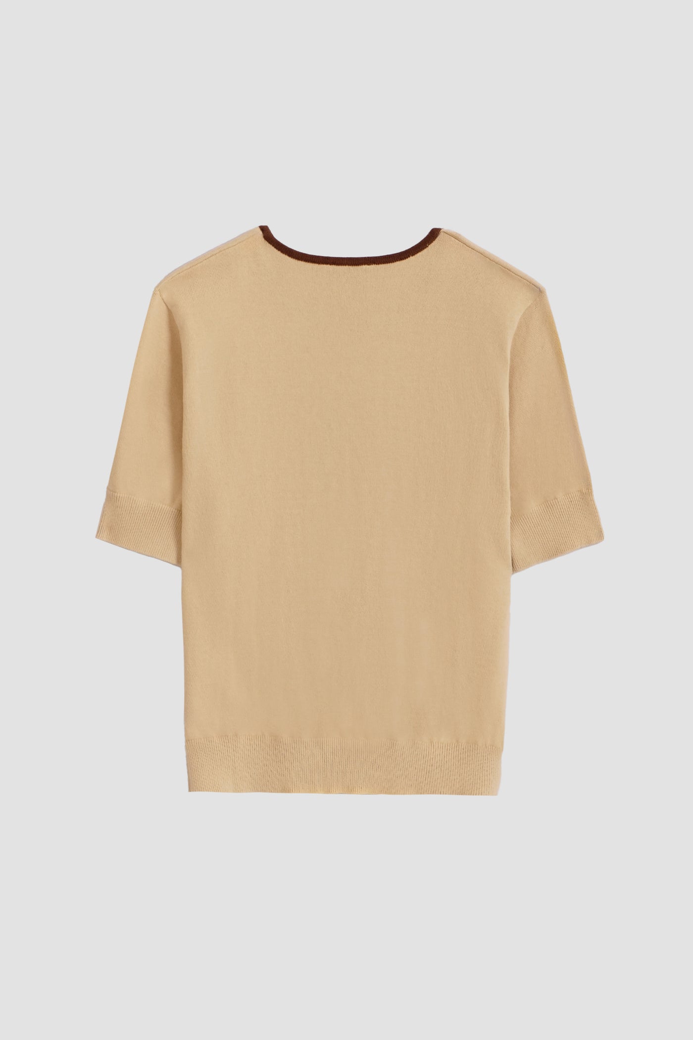 Women's T-Shirt with Contrast Tipping