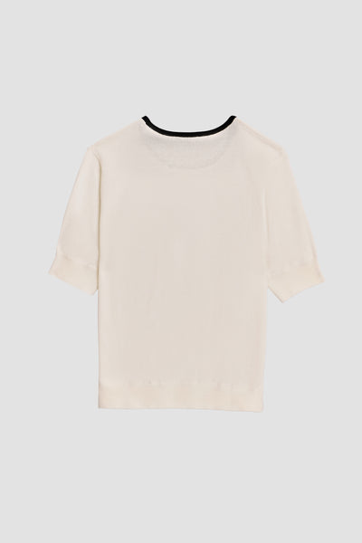 Women's T-Shirt with Contrast Tipping