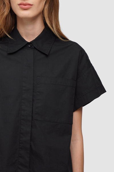 Shirt With One-Pocket Detail