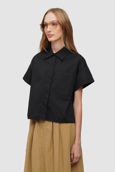 Shirt With One-Pocket Detail