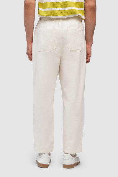 Tapered Fit Pull Up Corduroy Trousers