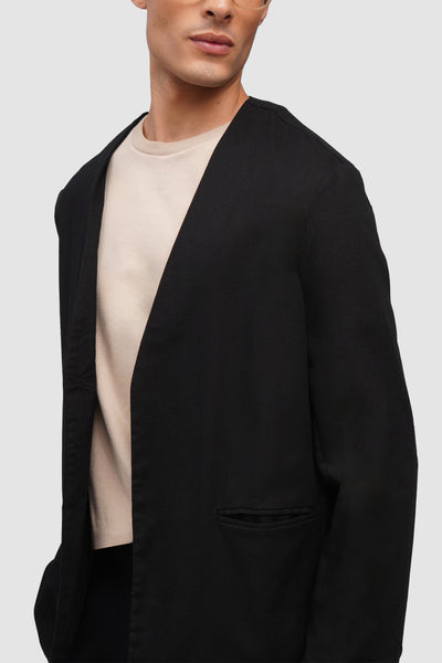 Men's Minimalist Linen Blazer