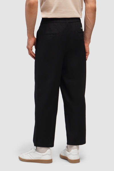 Pull Up Linen Trousers