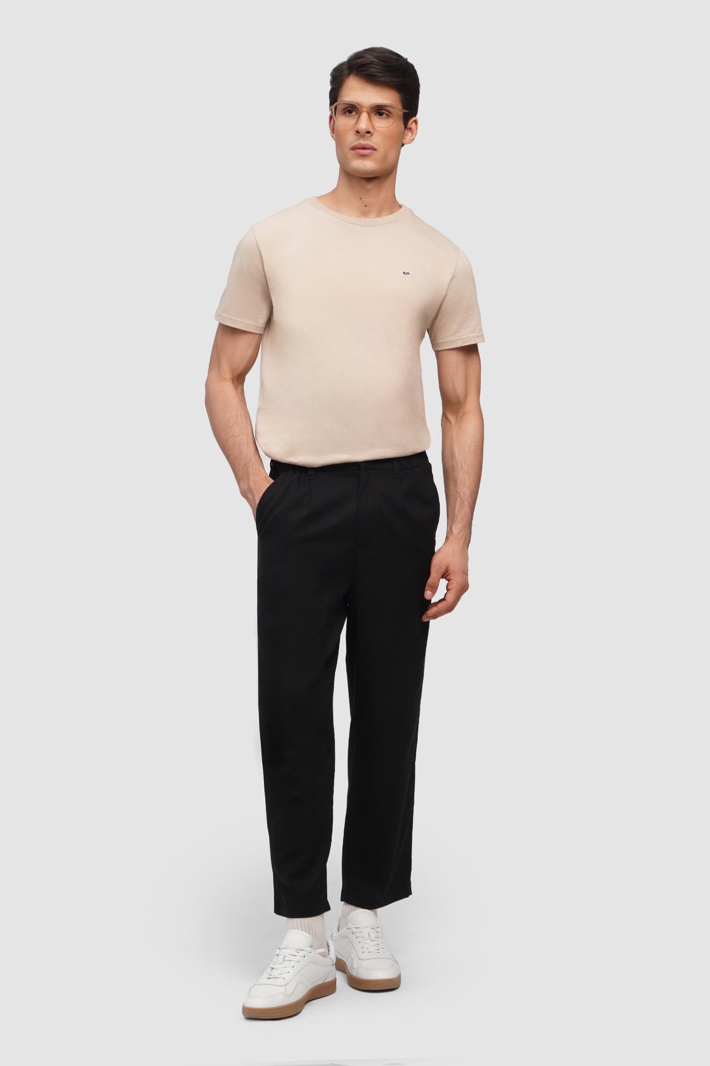 Pull Up Linen Trousers