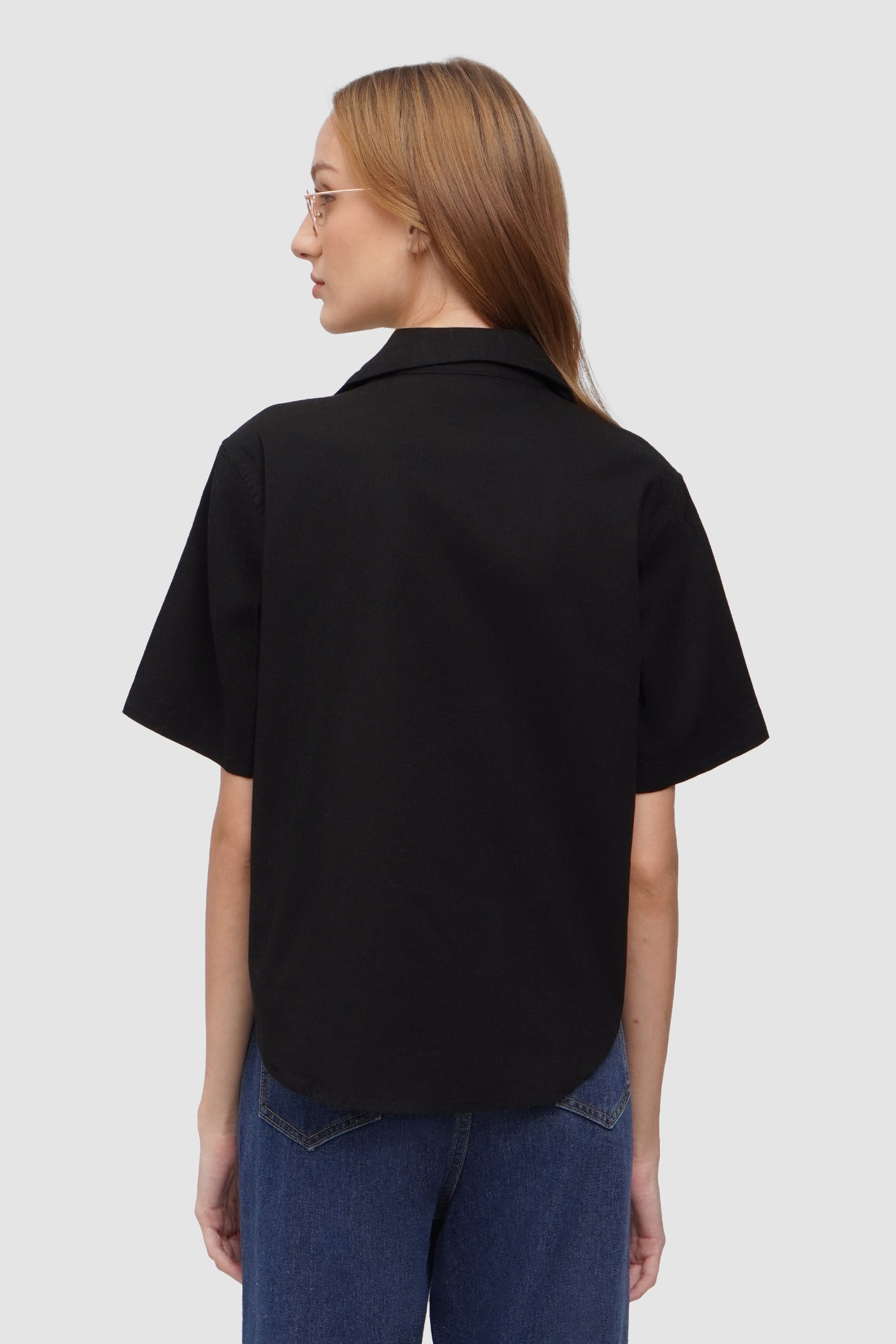 Curved Hem Shirt