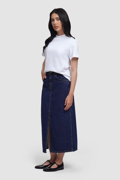 Mock Neck Tee