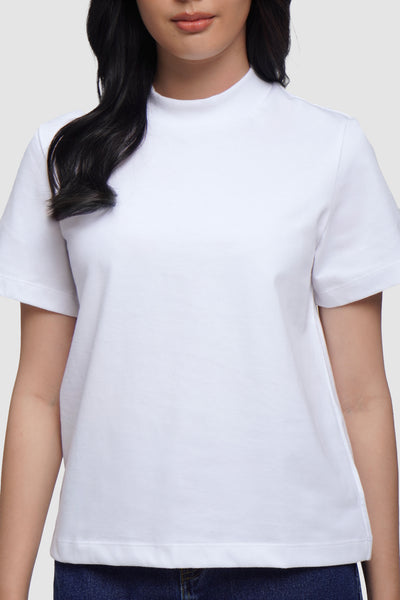 Mock Neck Tee