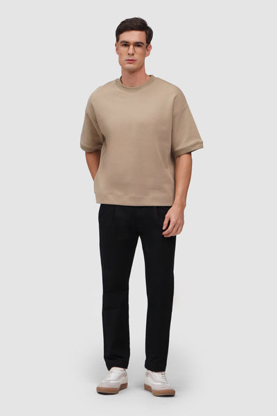 Straight Fit Chinos with Pleats