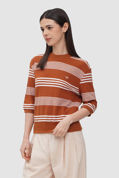 Striped Knit Tee