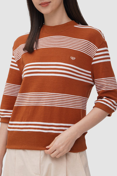 Striped Knit Tee