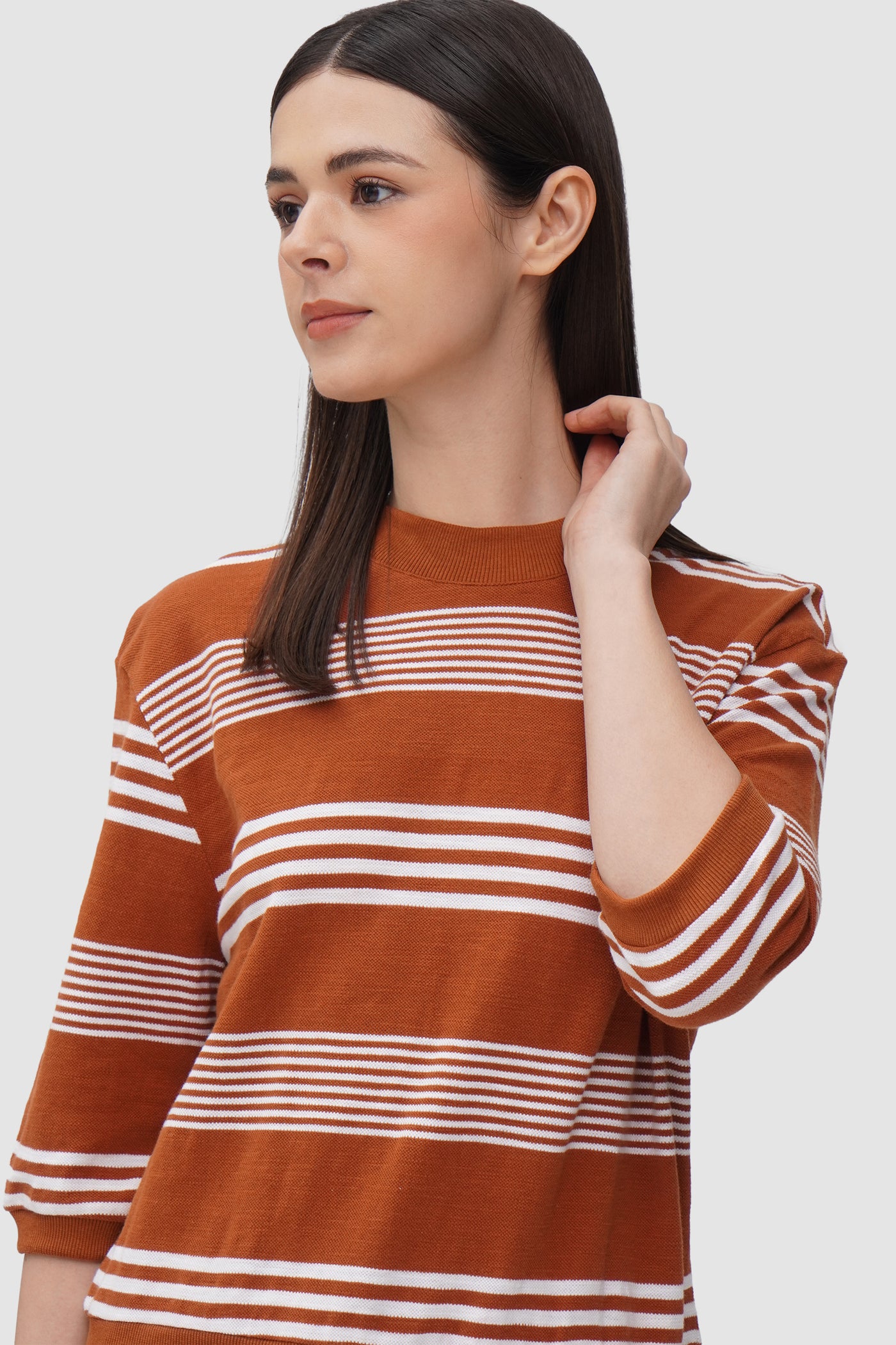 Striped Knit Tee