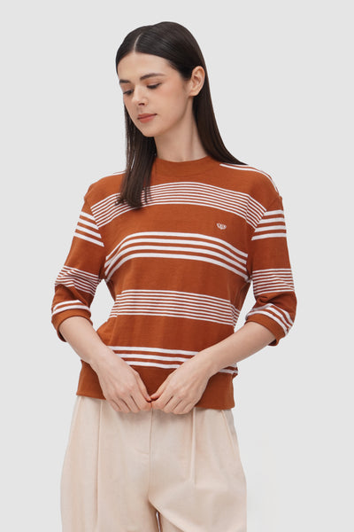 Striped Knit Tee