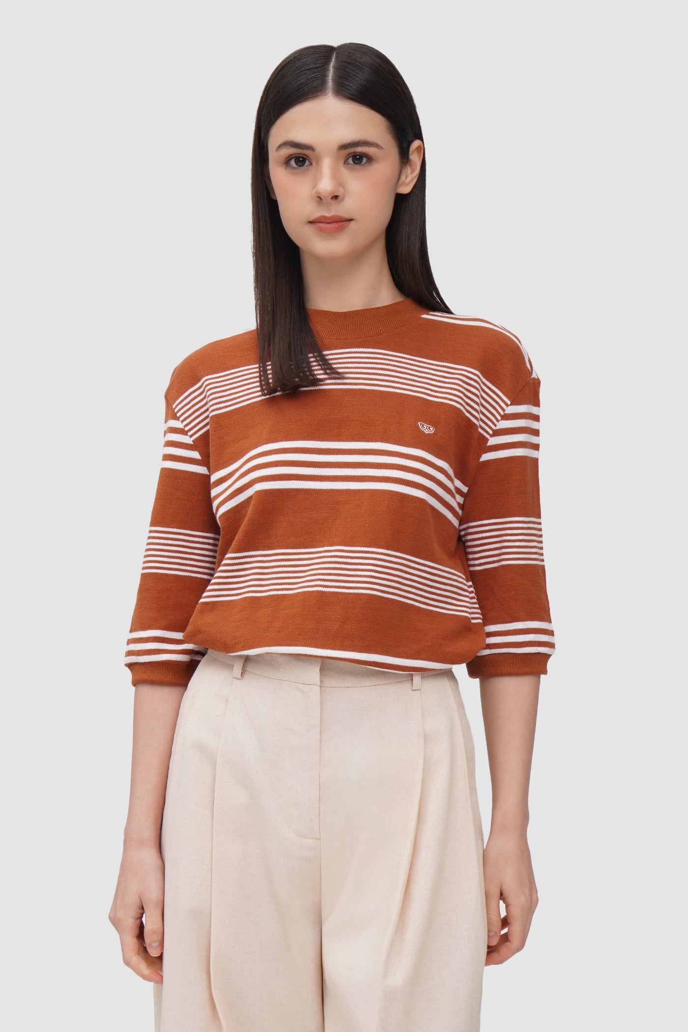 Striped Knit Tee