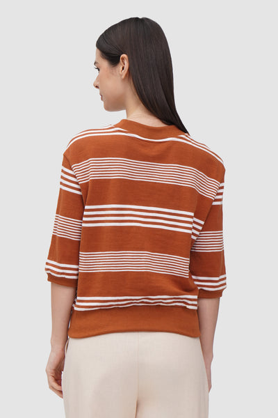 Striped Knit Tee