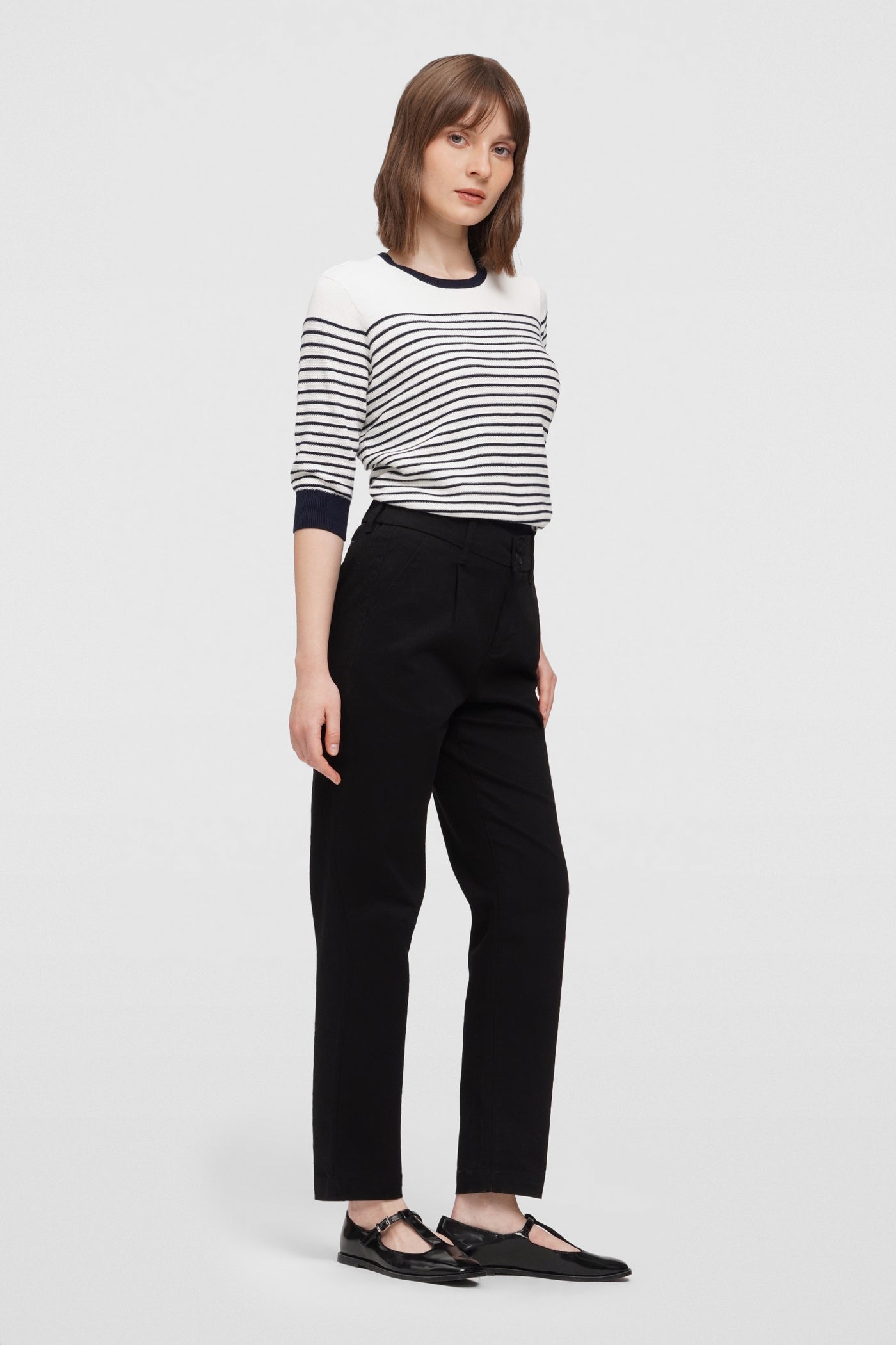 O.O.O. Stretch High Waist Trousers