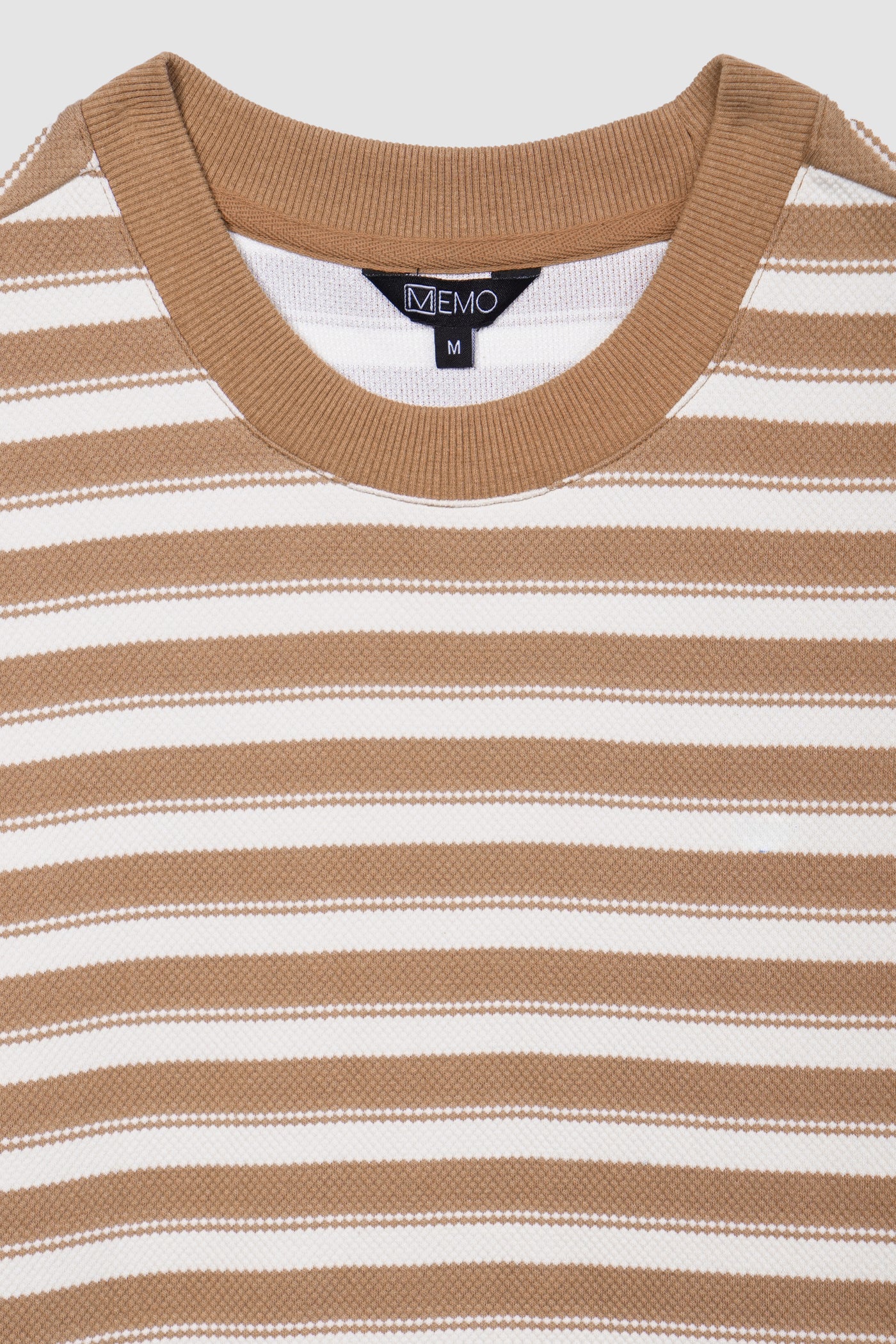 Textured Ringer Striped T-Shirt