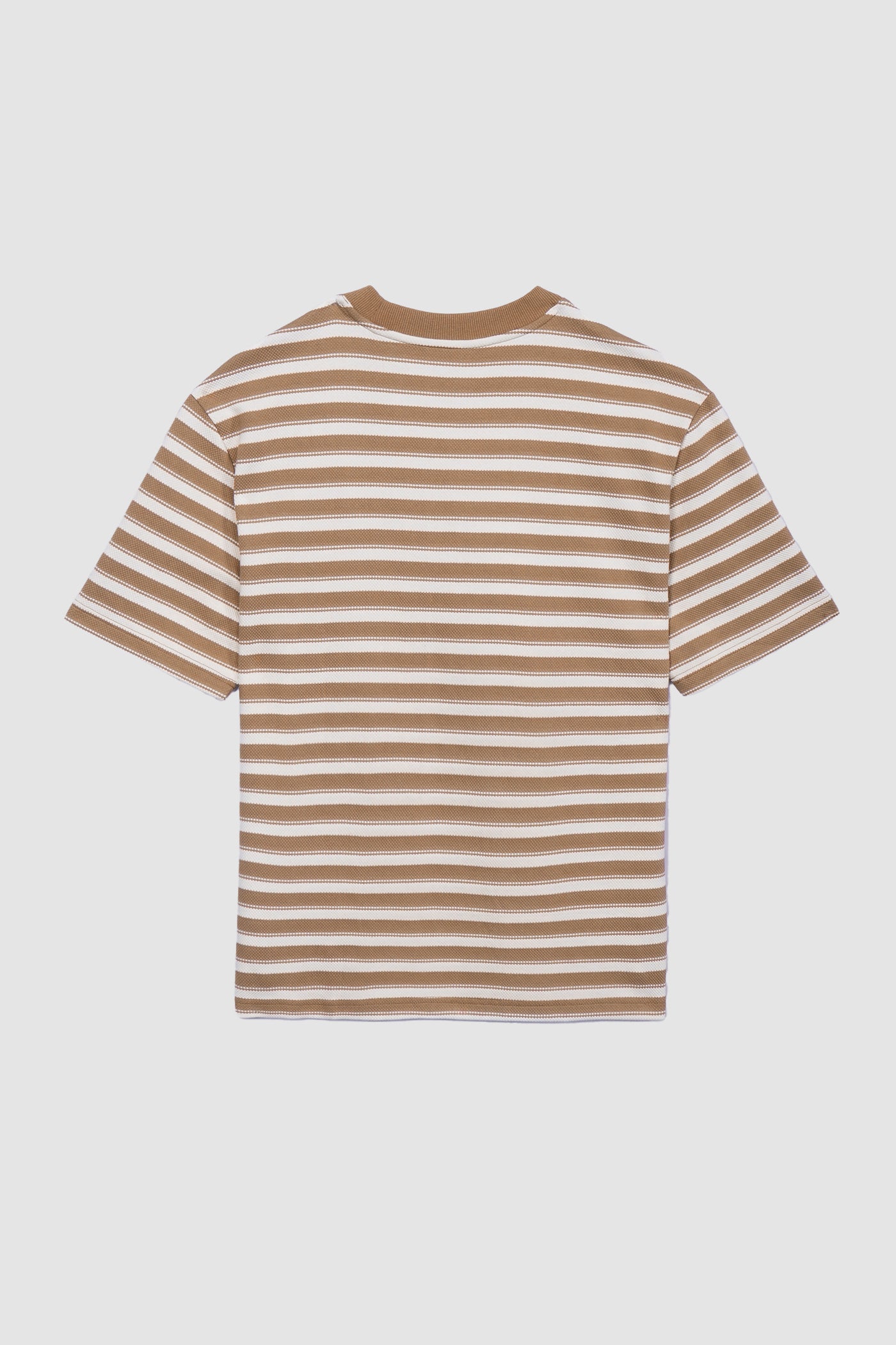 Textured Ringer Striped T-Shirt