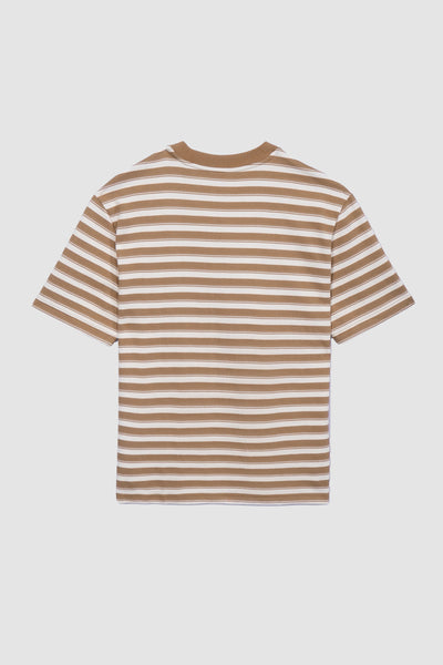 Textured Ringer Striped T-Shirt