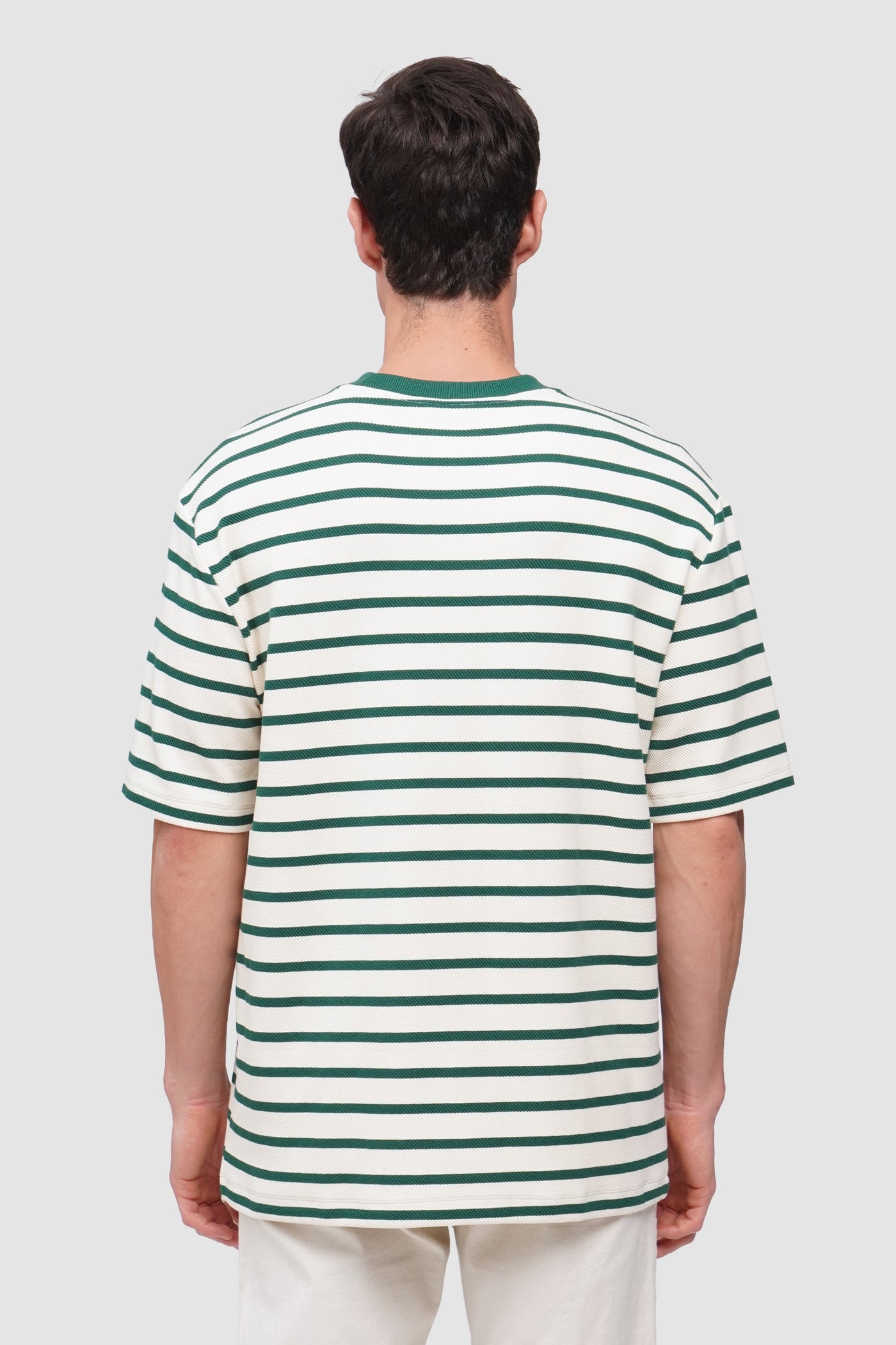 Men's Textured Ringer Striped T-Shirt